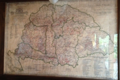 Старинная карта Закарпатья у деда Шоша.