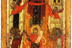 1360 год. Из Покровского монастыря в Суздале. Третьяковская галлерея.