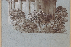Campagnola-Domenico-Temple-of-Vesta-Rome-c1530-60-drawing-Teylers-Museum-Haarlem