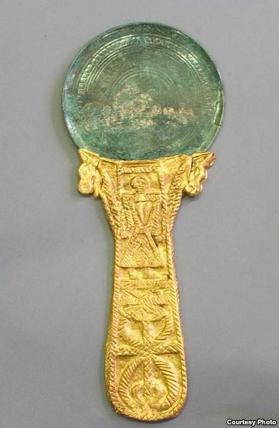 бронзовое зеркало сарматской царицы